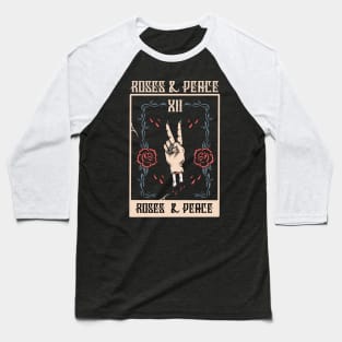 Rose and peace Baseball T-Shirt